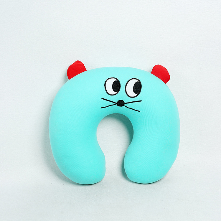 Car travel office foam particle cartoon neck pillow Animal plush neck pillow monkey cat Application Scenario
