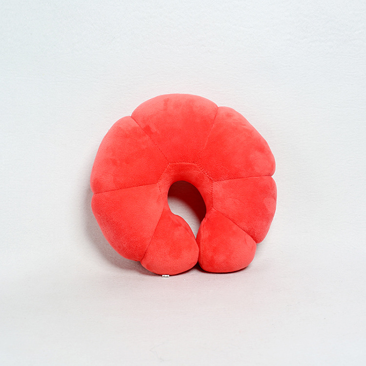 Car neck pillow, student neck pillow, comfortable colored neck pillow, foam particle neck protection, relieve neck pressure wholesale Specification image