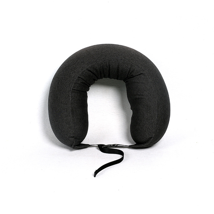 Wholesale of new Korean plain travel pillow foam particle Muji U-shaped pillow of the same quality and color for cervical vertebrae Specification image