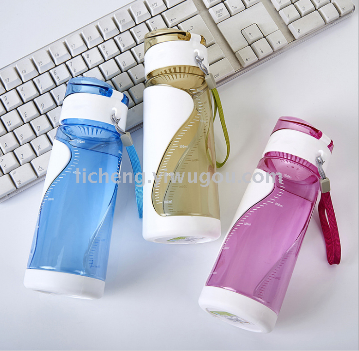 Jarra deportiva de plástico taza espacial taza de agua de moda taza de viaje botella de agua de montaña Specification image