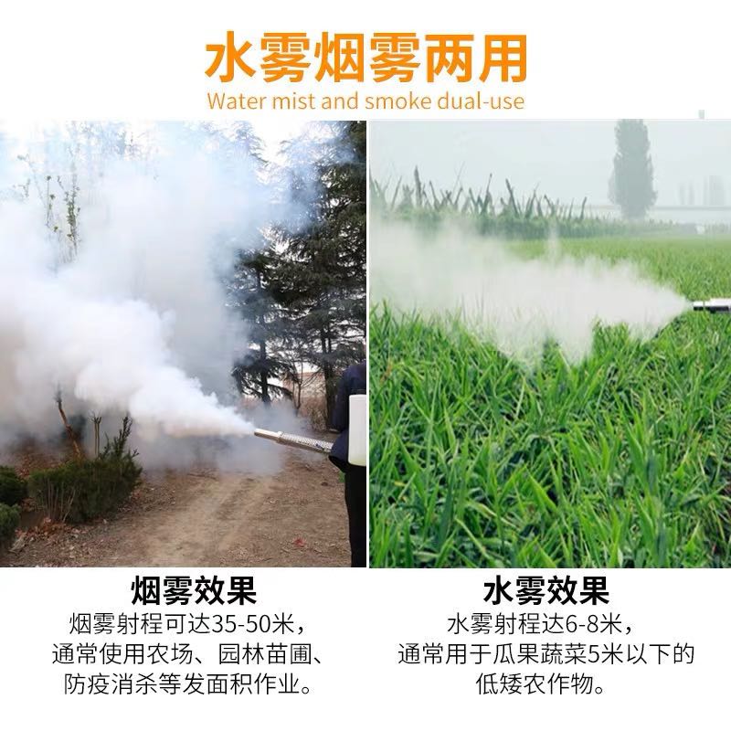 Sprayer, agricultural electric high-pressure fogging machine, smoke water mist, fog gasoline pesticide machine, sprayer Application Scenario