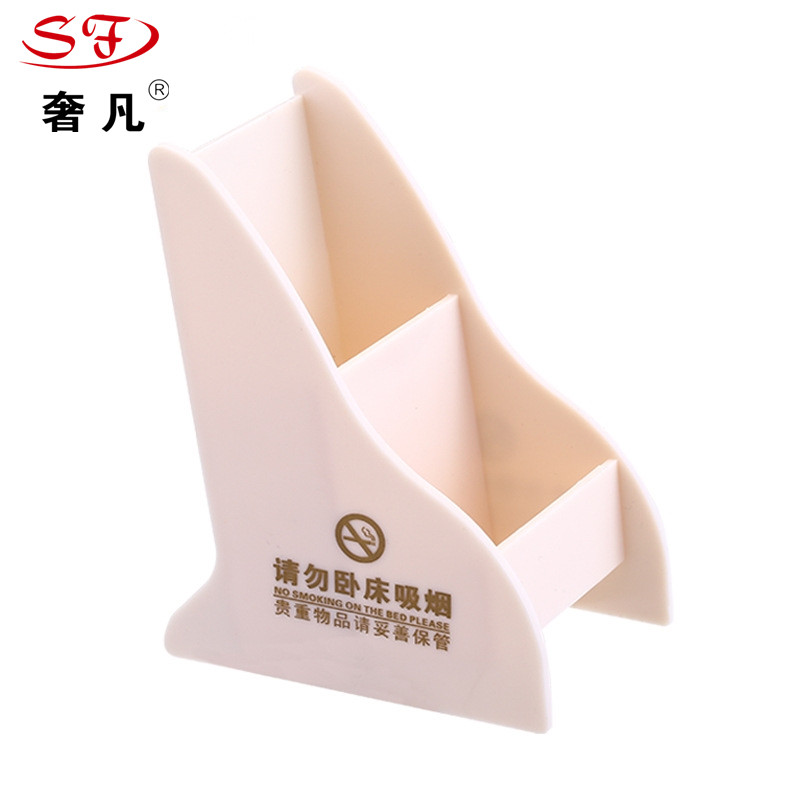 Hotel supplies remote control rack, ABS remote control box, hotel and guesthouse room remote control storage box, customized LOGO details Picture