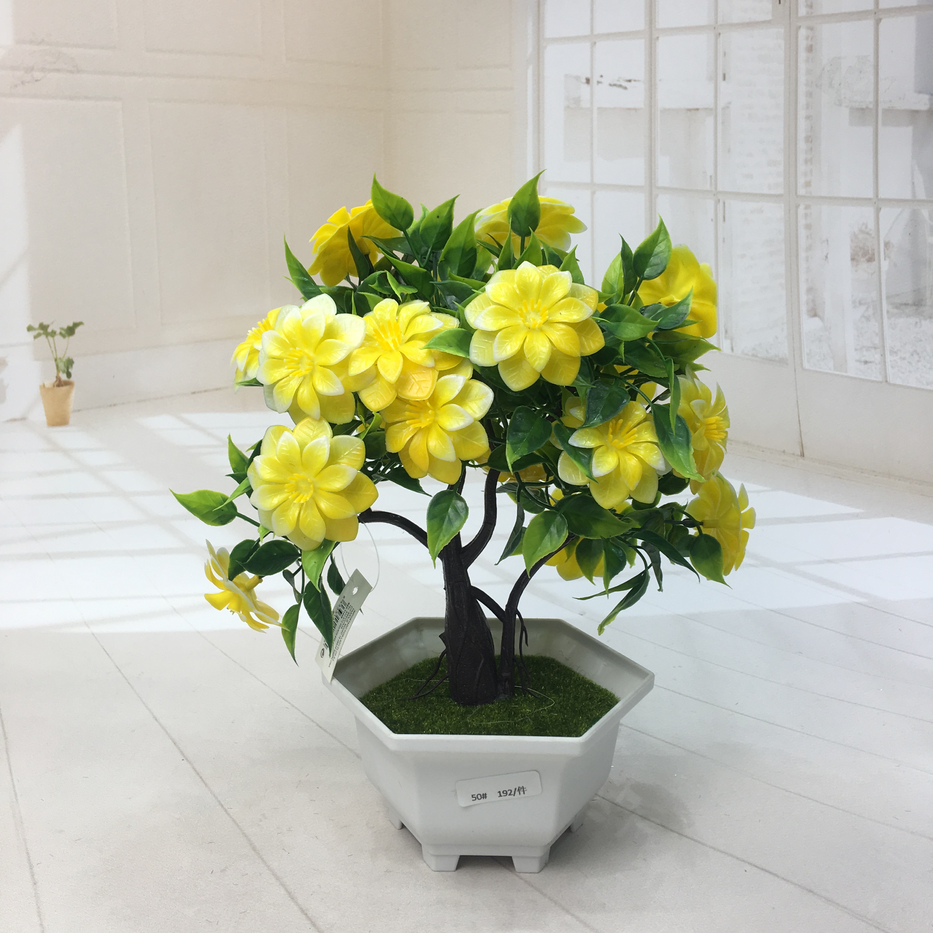 2022 New Mini simulation potted plant combination desktop artificial flower Cross-border mini pulp pot artificial small potted plant Application Scenario
