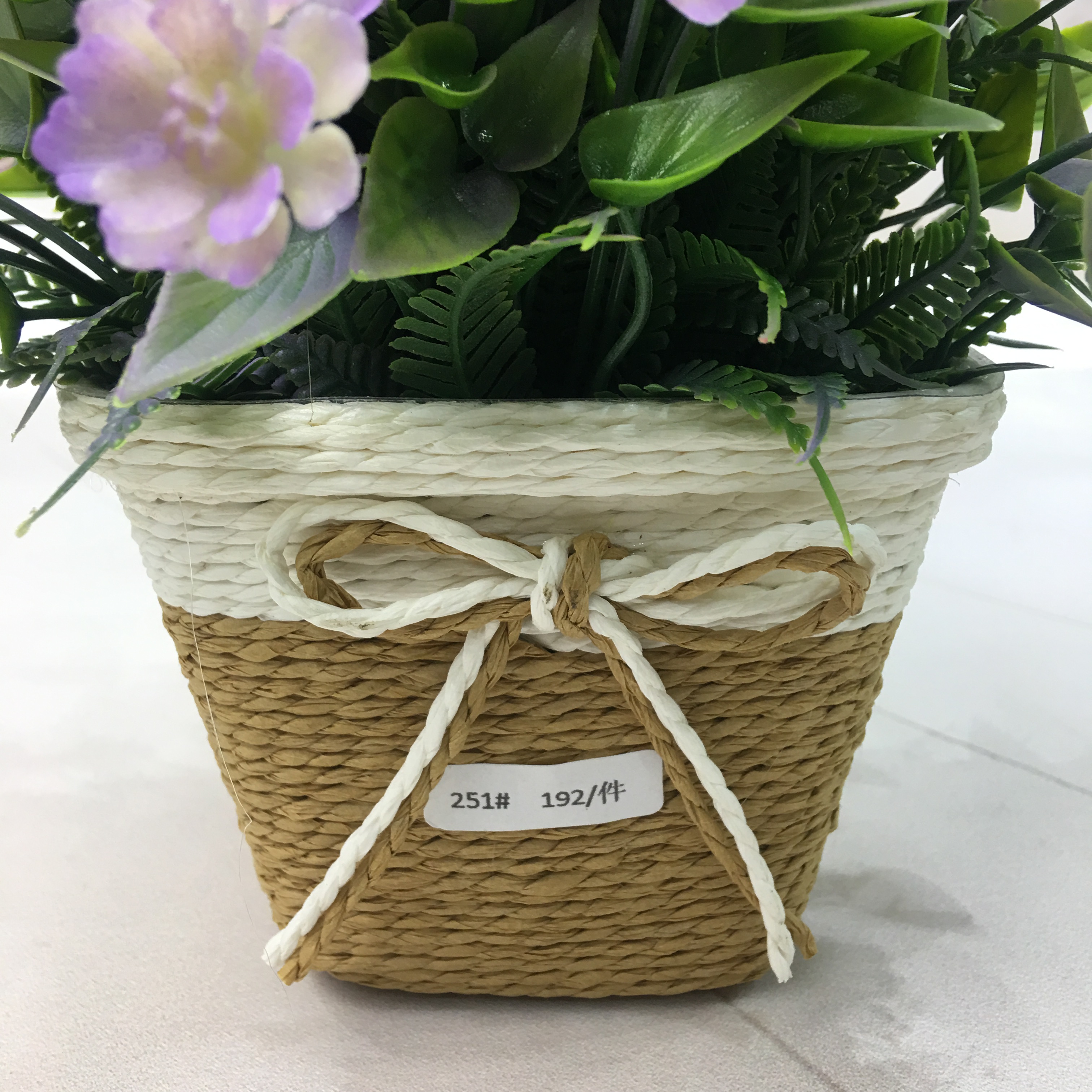 Mini artificial bonsai flowers, small potted plants, factory direct sales of artificial flower plants Application Scenario