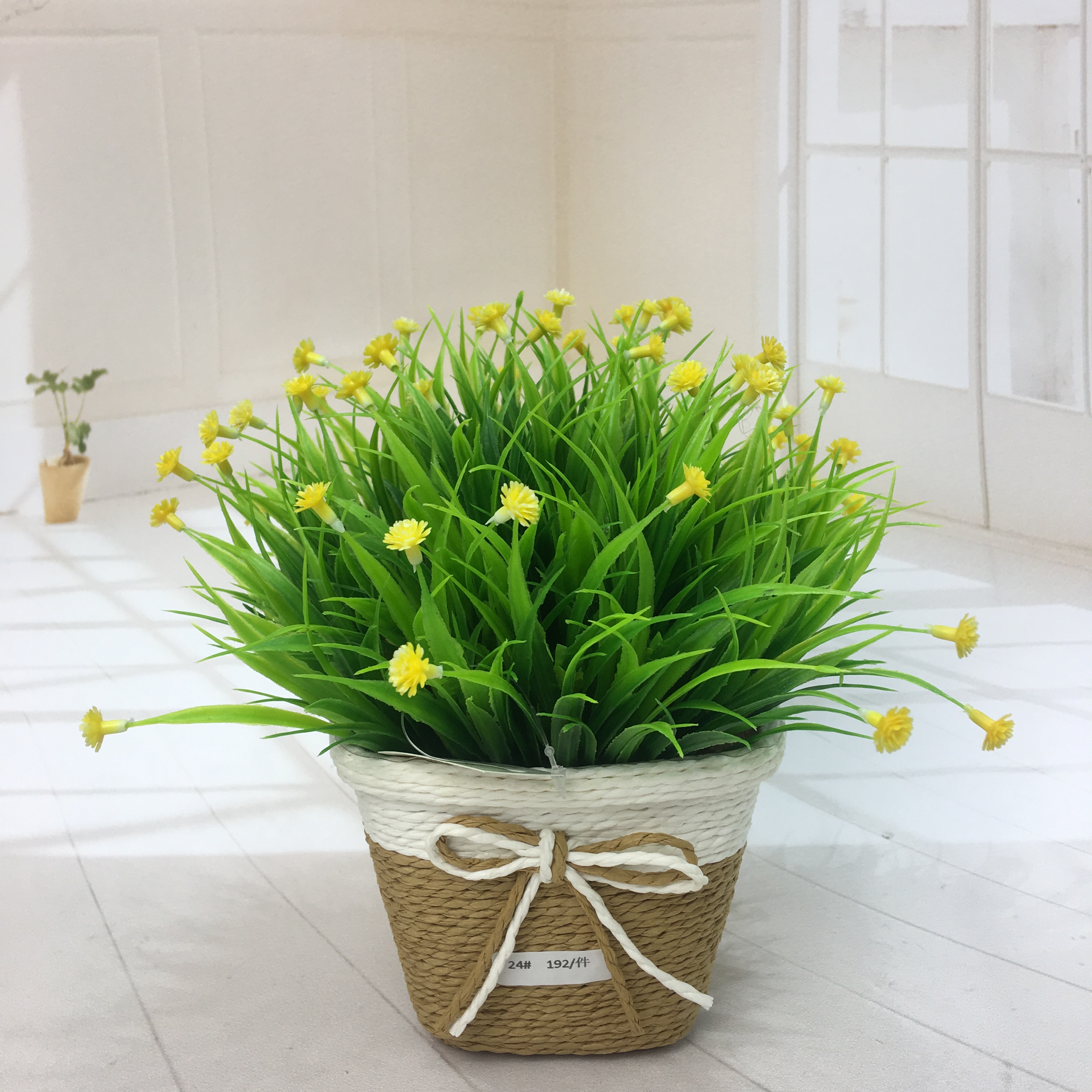 Mini artificial bonsai flowers, small potted plants, factory direct sales of artificial flower plants Application Scenario