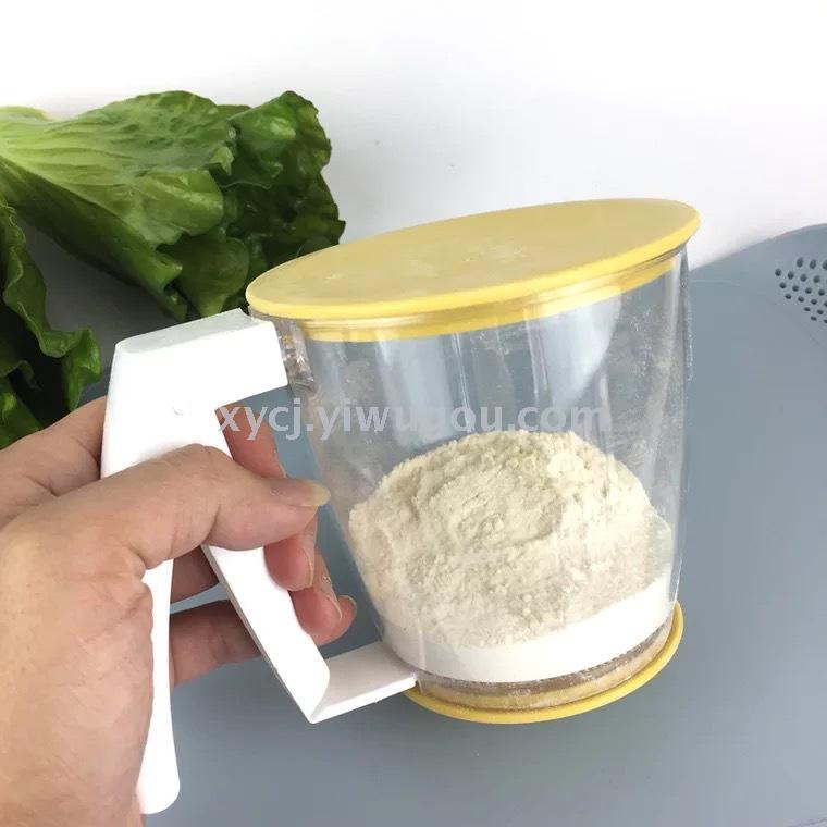 手持式按压式面粉筛 细筛网糖粉筛 手动面粉筛
