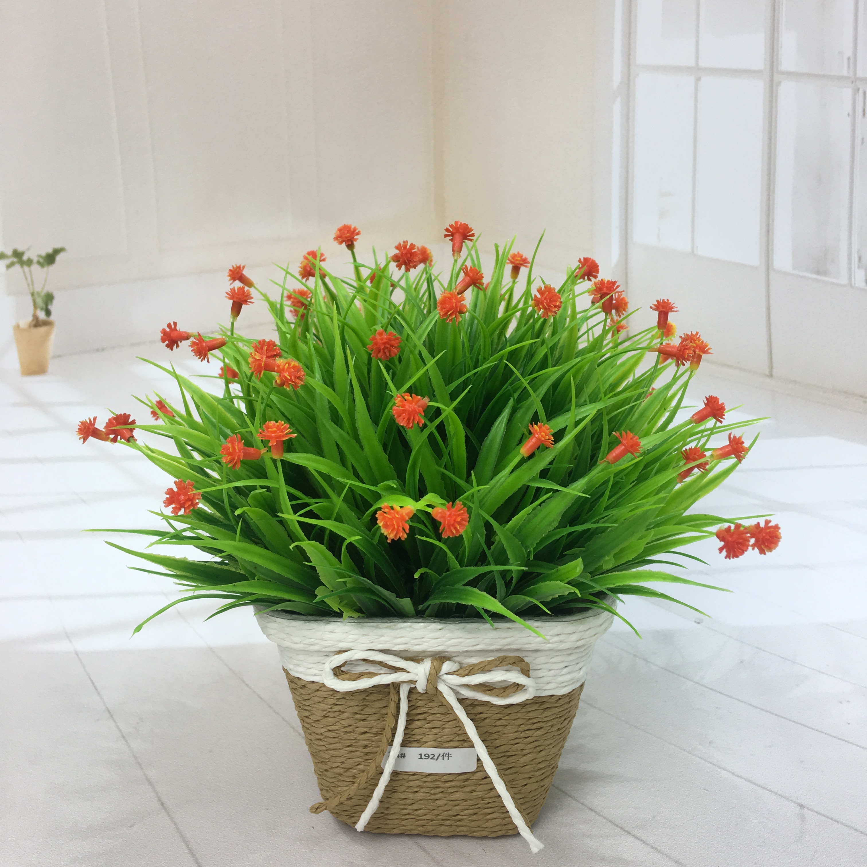 Mini artificial bonsai flowers, small potted plants, factory direct sales of artificial flower plants Specification image