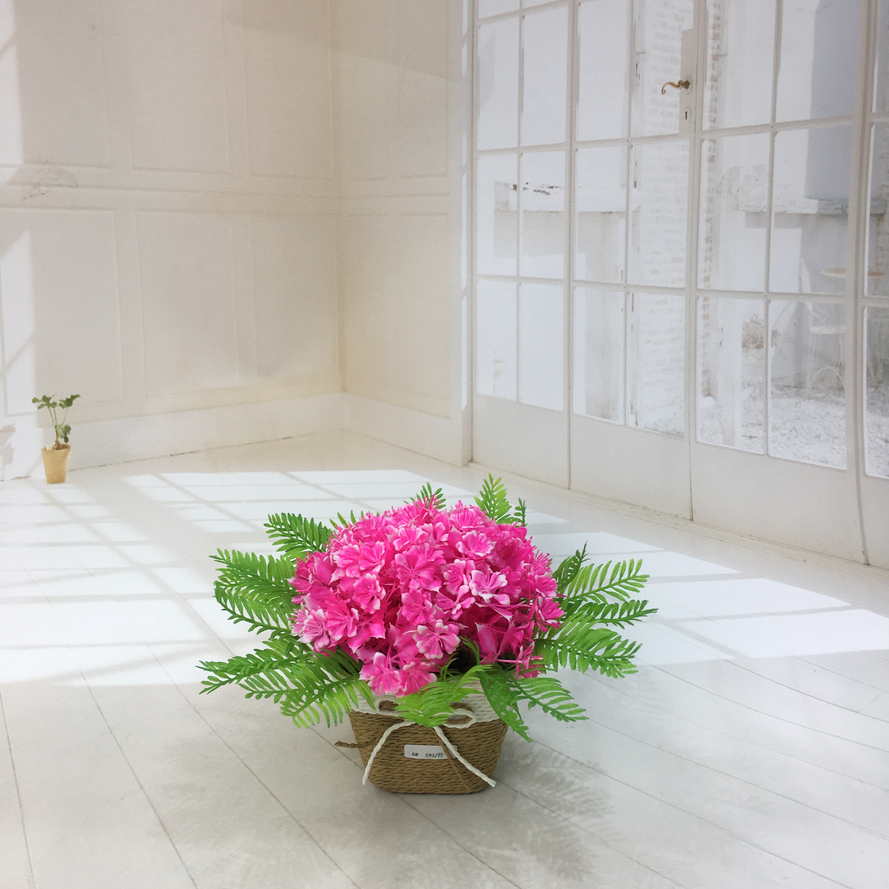 Mini artificial bonsai flowers, small potted plants, factory direct sales of artificial flower plants Specification image