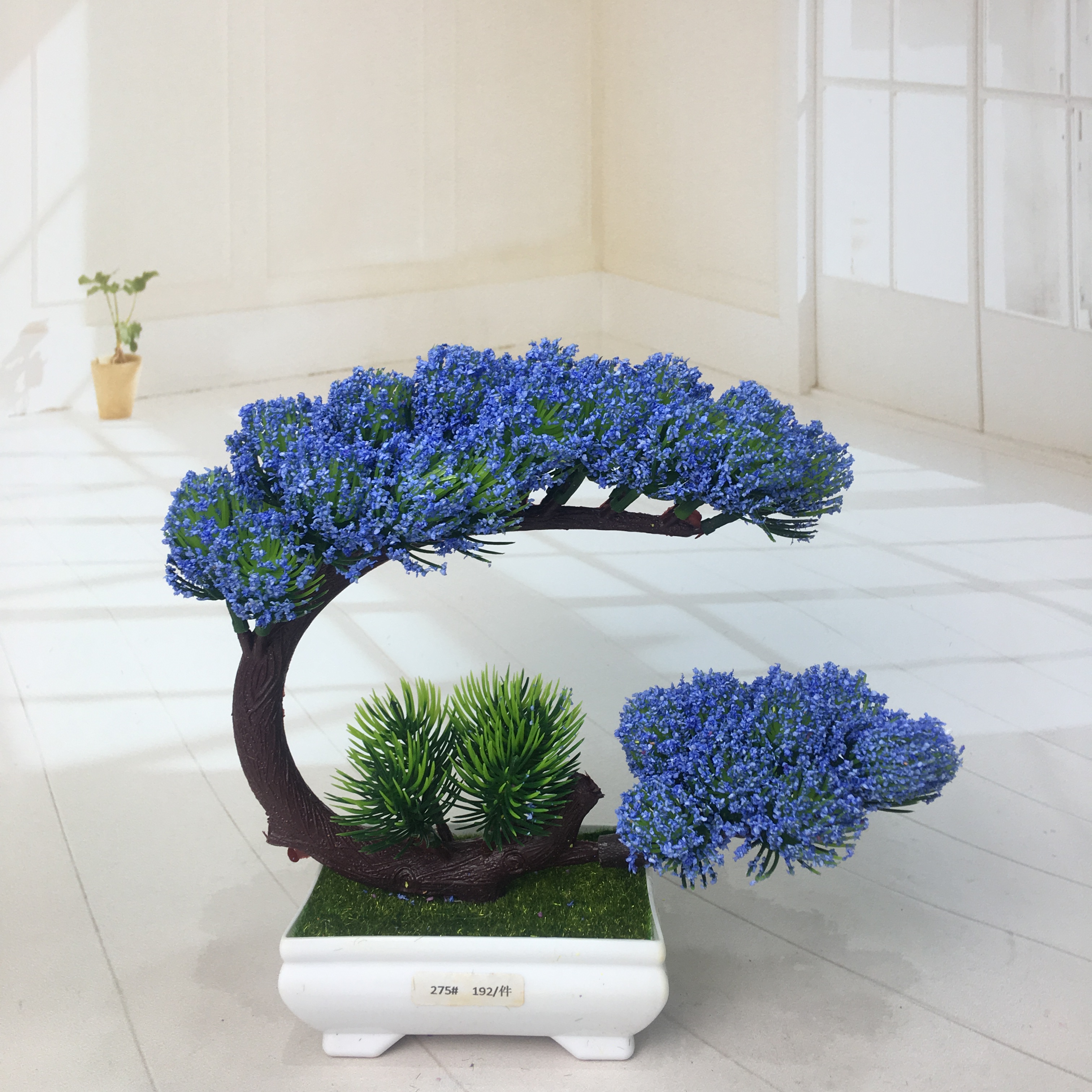 Mini artificial bonsai flowers, small potted plants, factory direct sales of artificial flower plants Application Scenario
