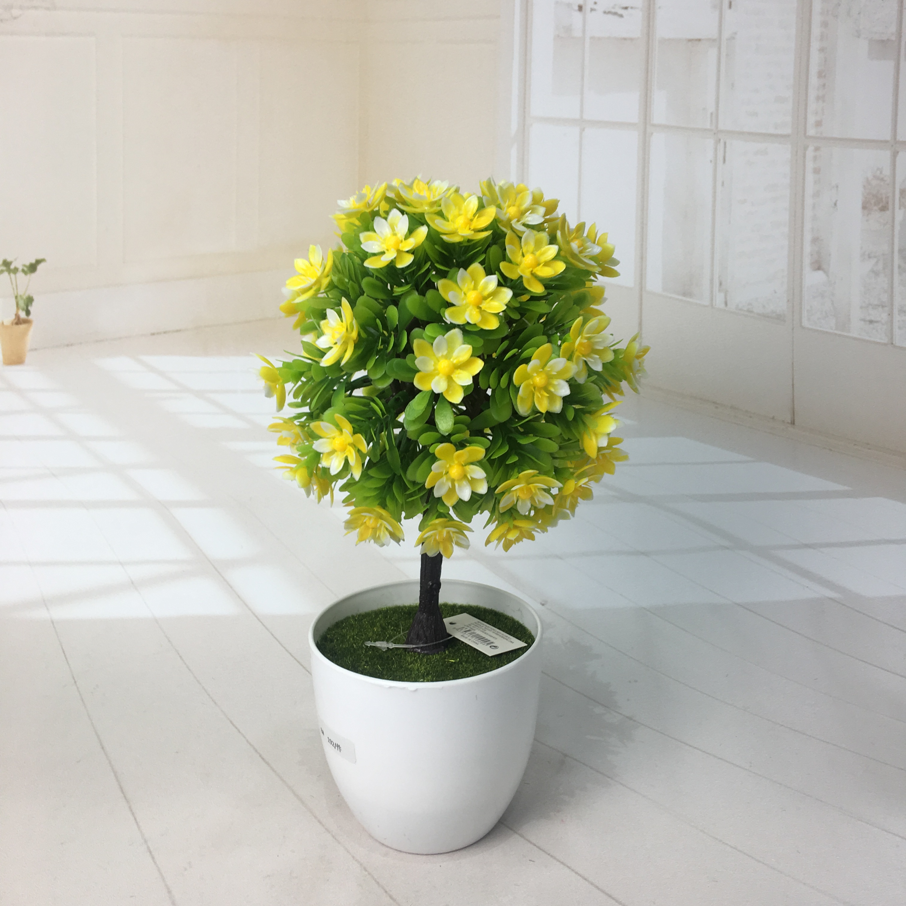 Mini artificial bonsai flowers, small potted plants, factory direct sales of artificial flower plants Specification image