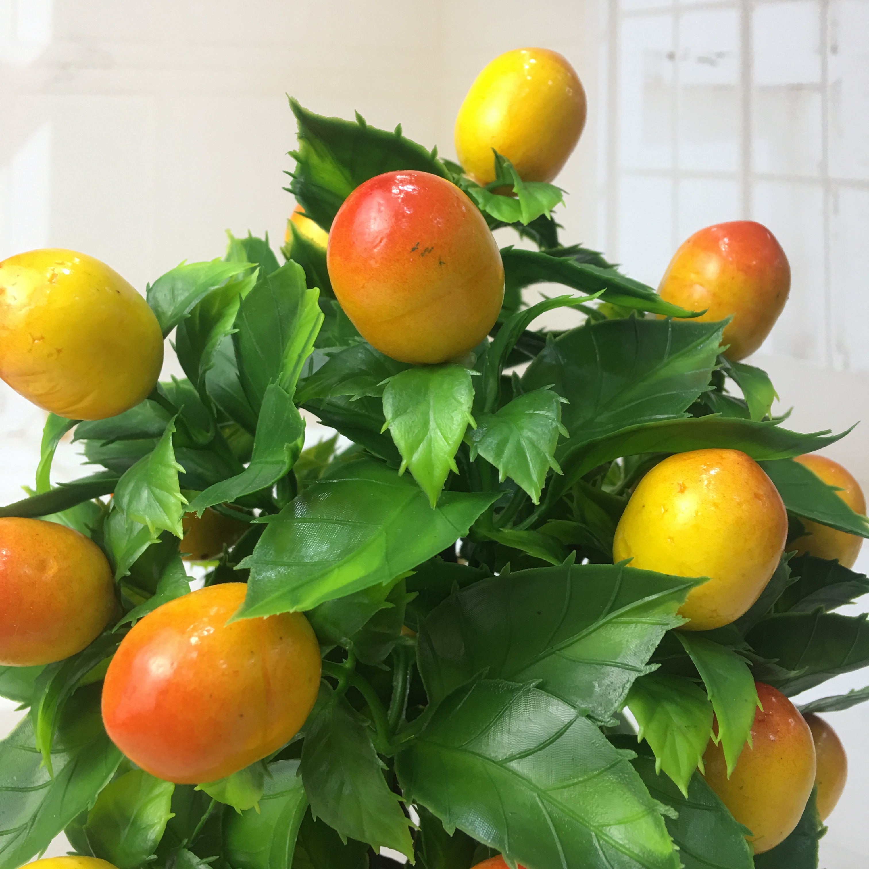 Mini artificial bonsai flowers, small potted plants, factory direct sales of artificial flower plants