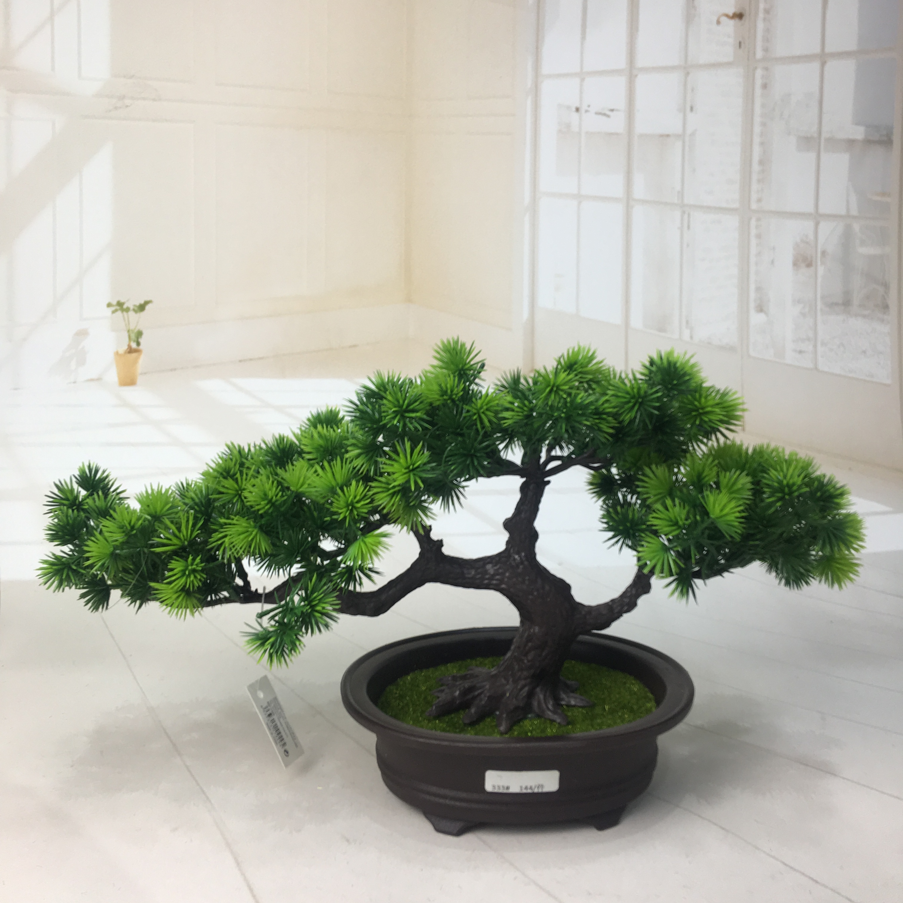 Mini artificial bonsai flowers, small potted plants, factory direct sales of artificial flower plants