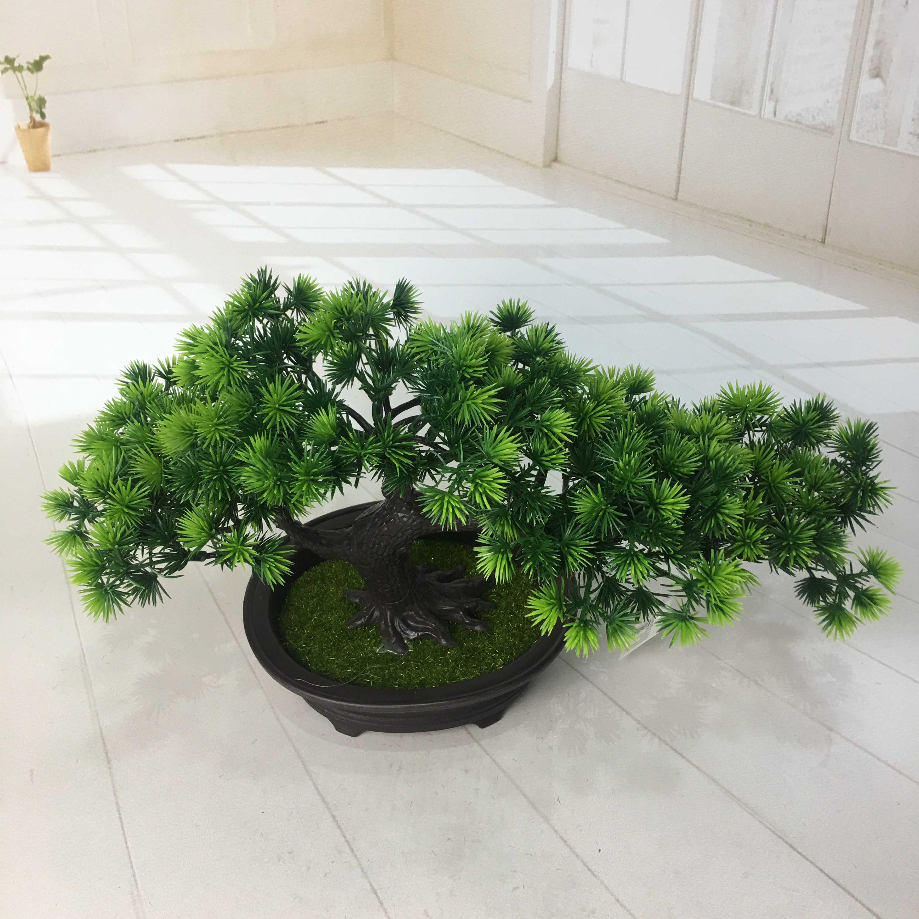 Mini artificial bonsai flowers, small potted plants, factory direct sales of artificial flower plants details Picture