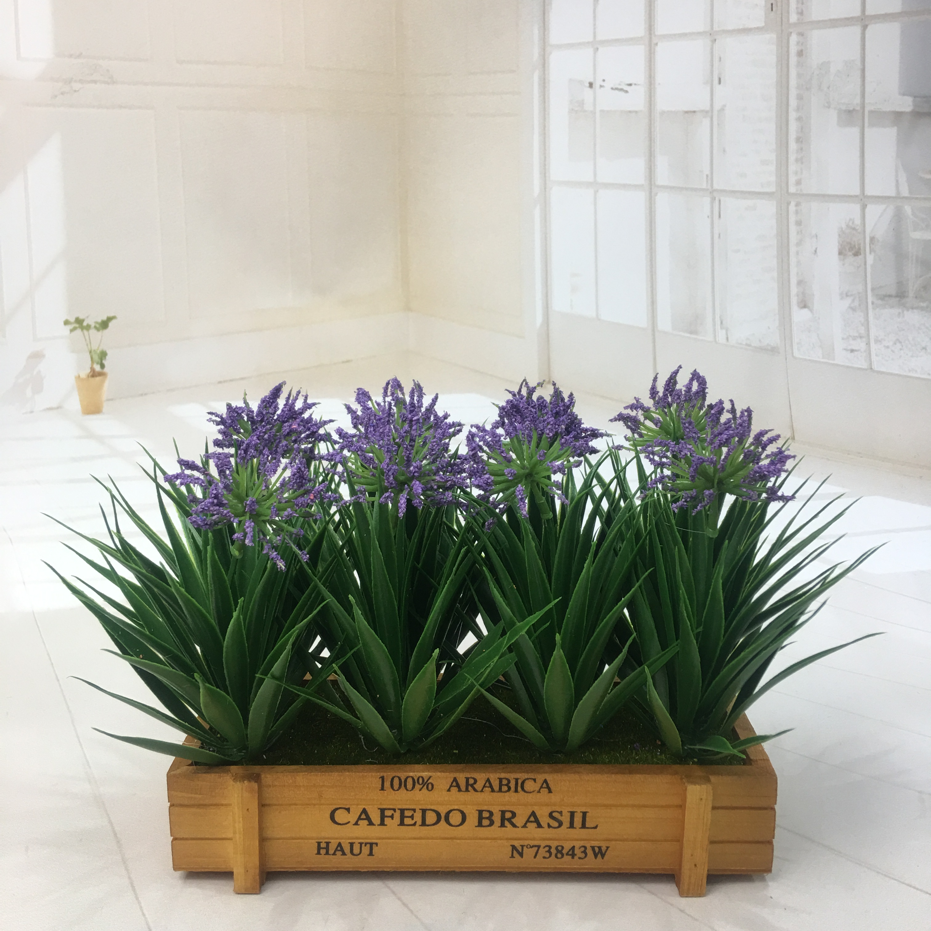Mini artificial bonsai flowers, small potted plants, factory direct sales of artificial flower plants Specification image