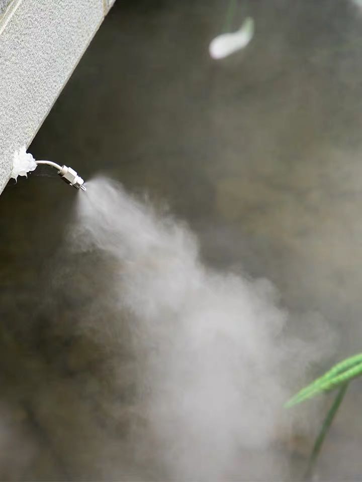 High-pressure fog-making machine, large-scale garden and scenic area landscaping, artificial fog, fog forest, cold fog system, factory humidification, spray cooling Specification drawing