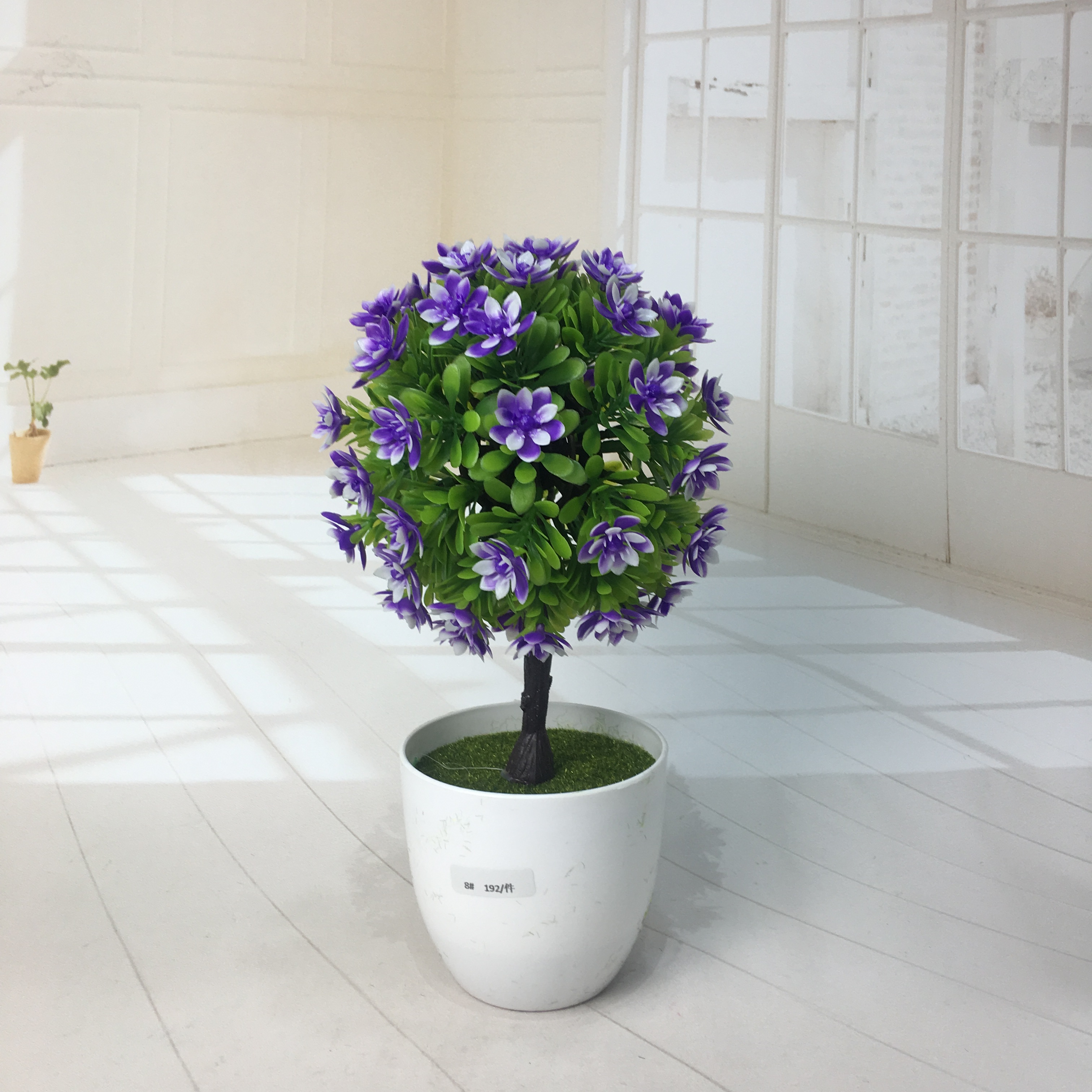 Mini artificial bonsai flowers, small potted plants, factory direct sales of artificial flower plants details Picture