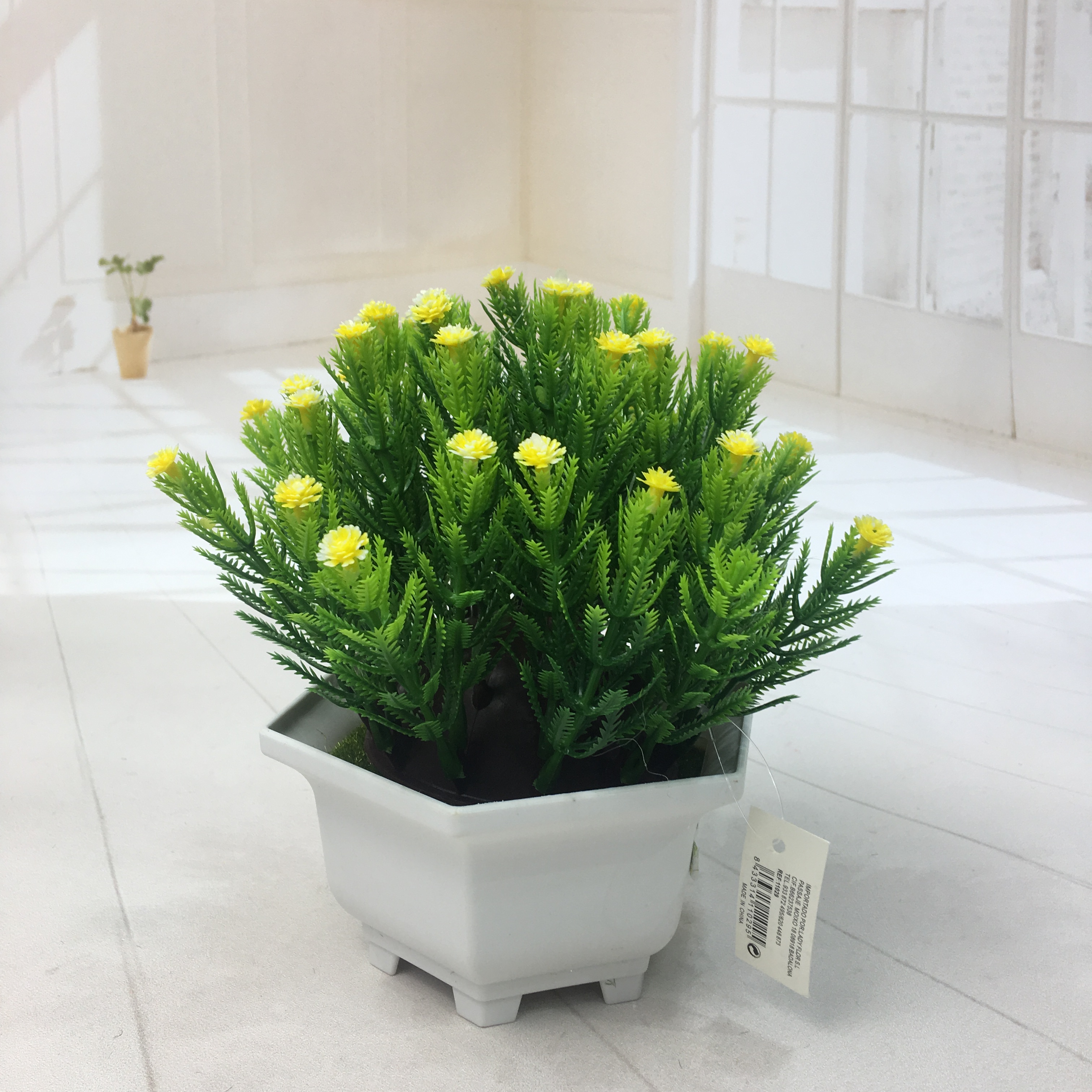 Mini artificial bonsai flowers, small potted plants, factory direct sales of artificial flower plants details Picture
