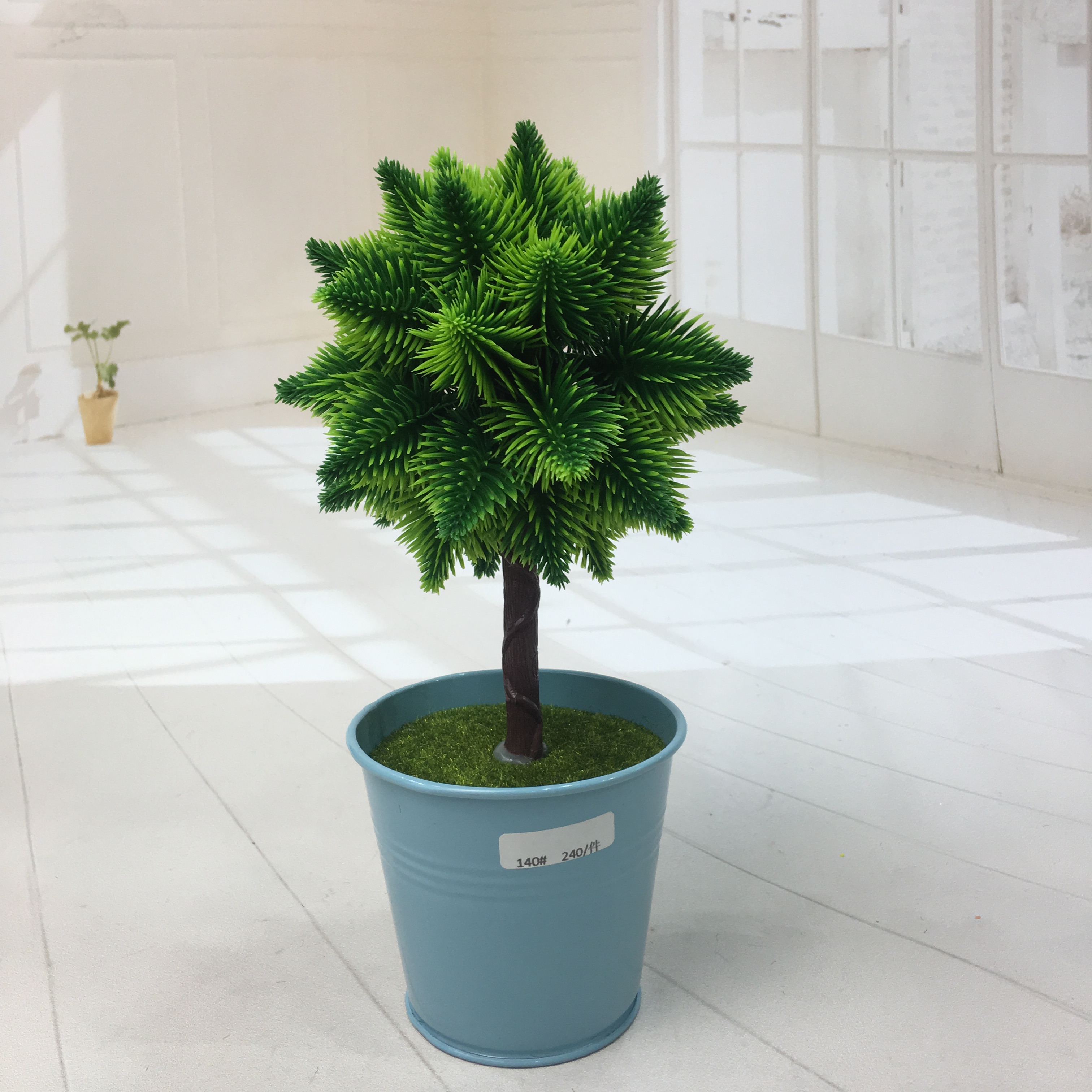 Mini artificial bonsai flowers, small potted plants, factory direct sales of artificial flower plants Specification image