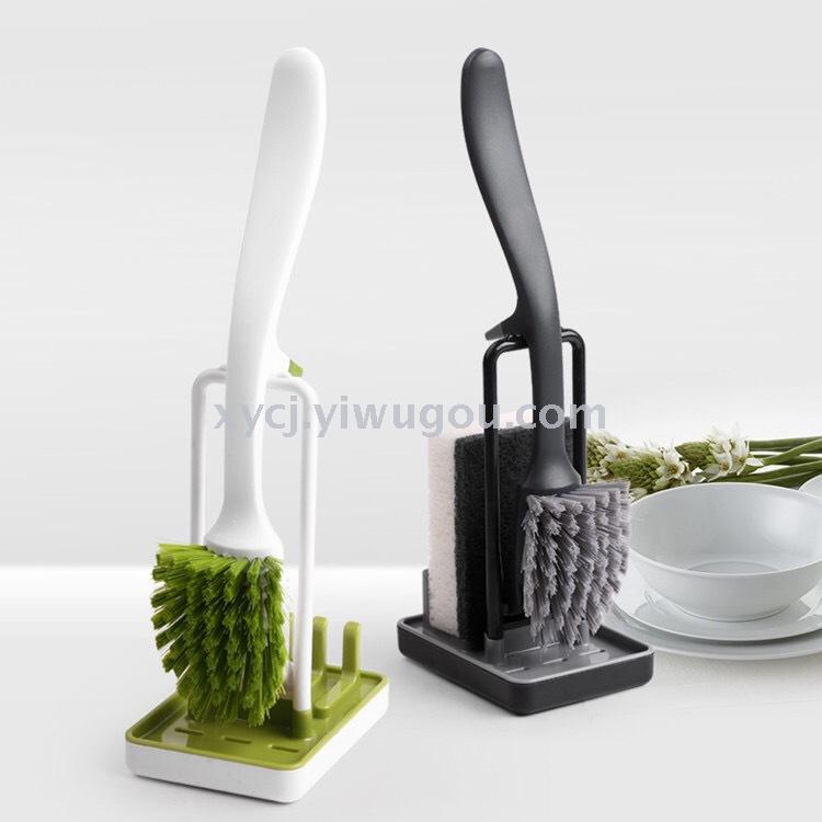 Multi-functional kitchen long-handled cleaning brush