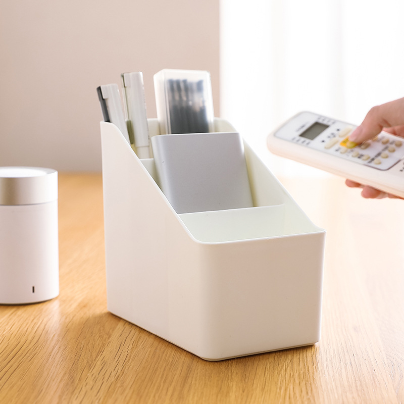 Plastic desktop storage box, a multi-functional storage and storage box for students, campuses and offices