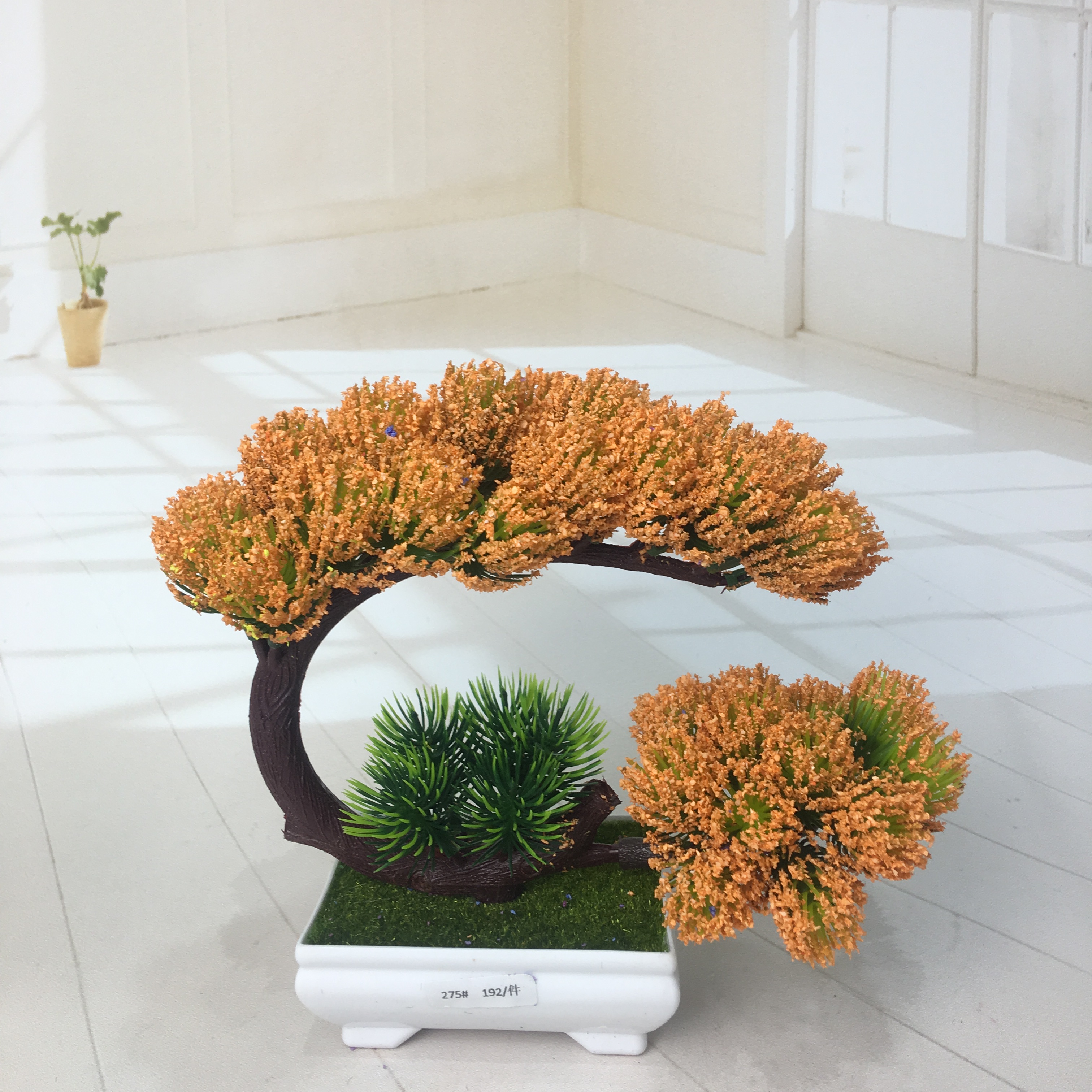 Mini artificial bonsai flowers, small potted plants, factory direct sales of artificial flower plants details Picture