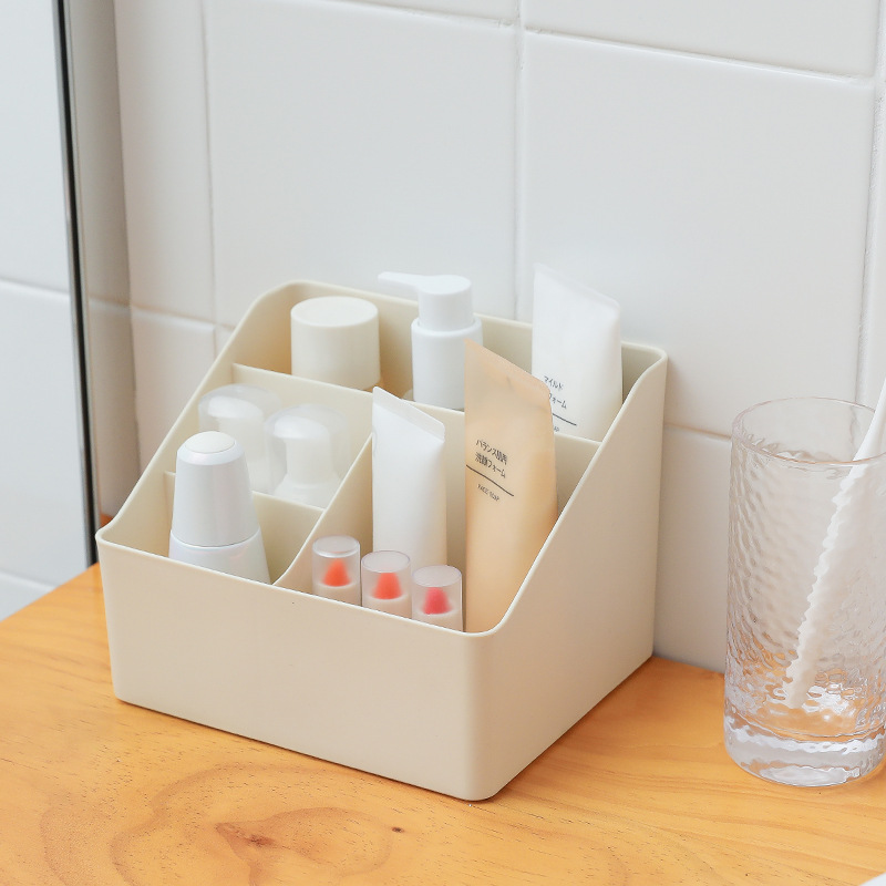 Plastic desktop storage box, a multi-functional storage and storage box for students, campuses and offices details Picture