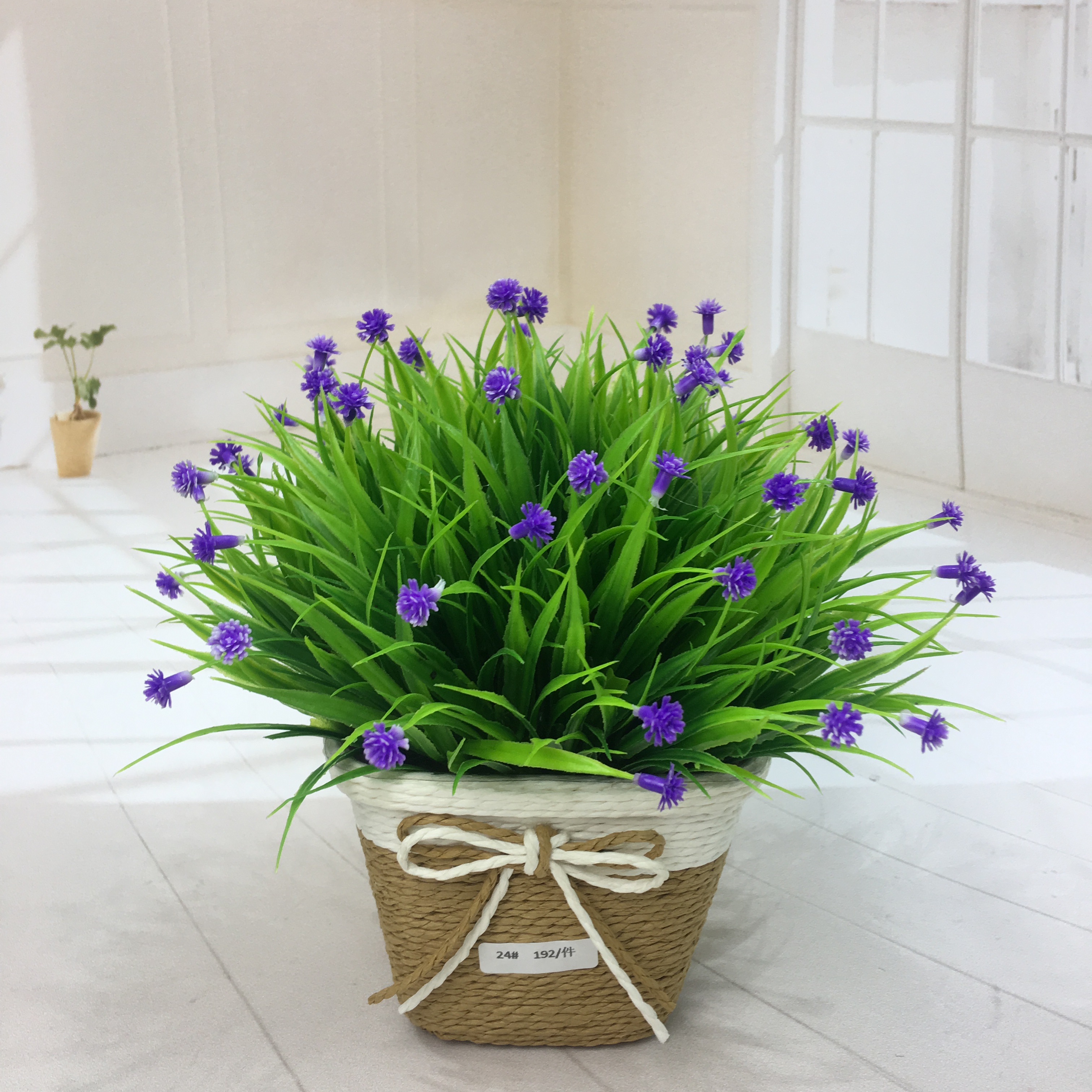 Mini artificial bonsai flowers, small potted plants, factory direct sales of artificial flower plants details Picture