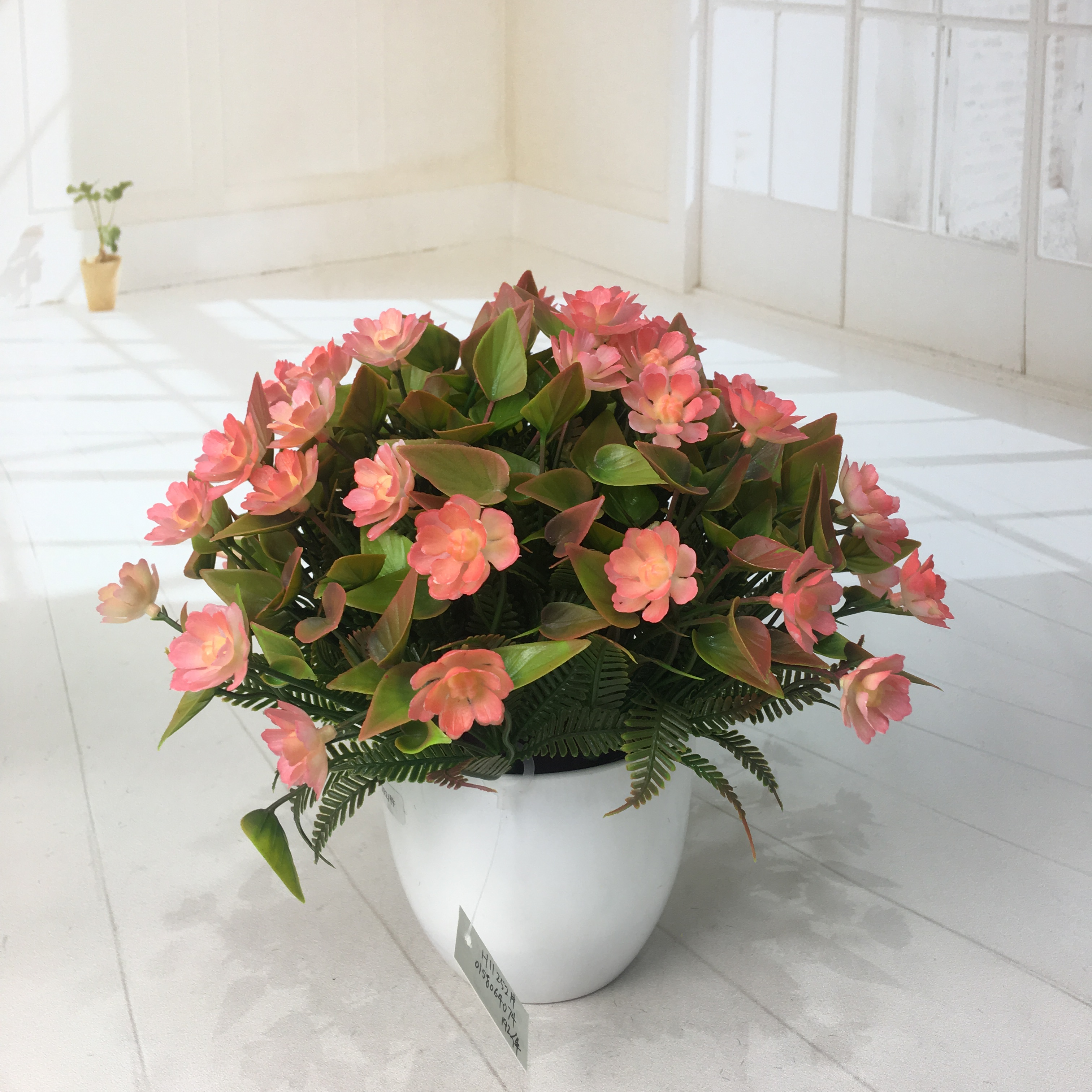 Mini artificial bonsai flowers, small potted plants, factory direct sales of artificial flower plants