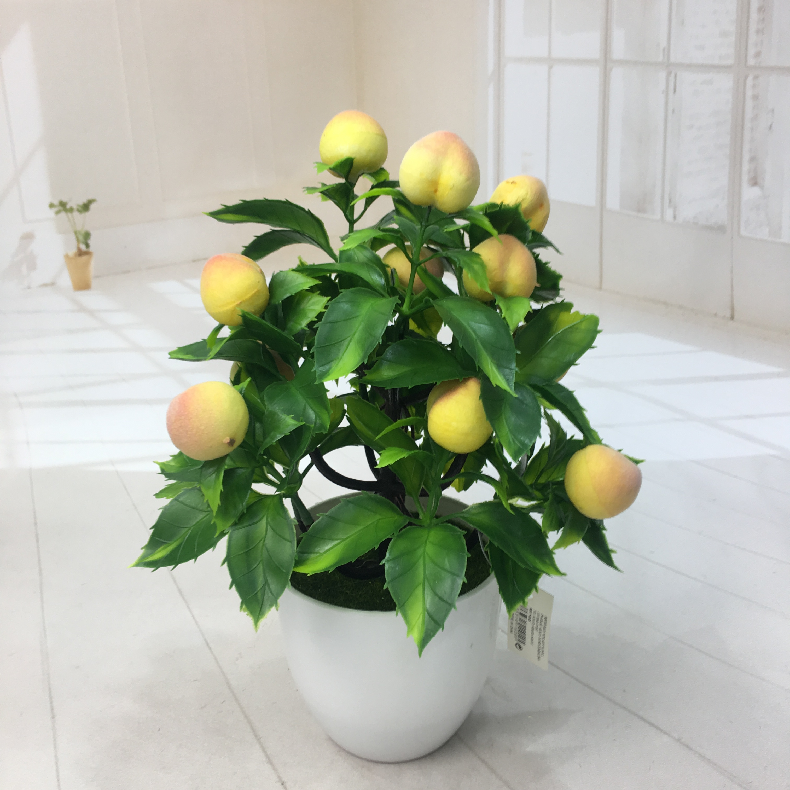 Mini artificial bonsai flowers, small potted plants, factory direct sales of artificial flower plants Specification image