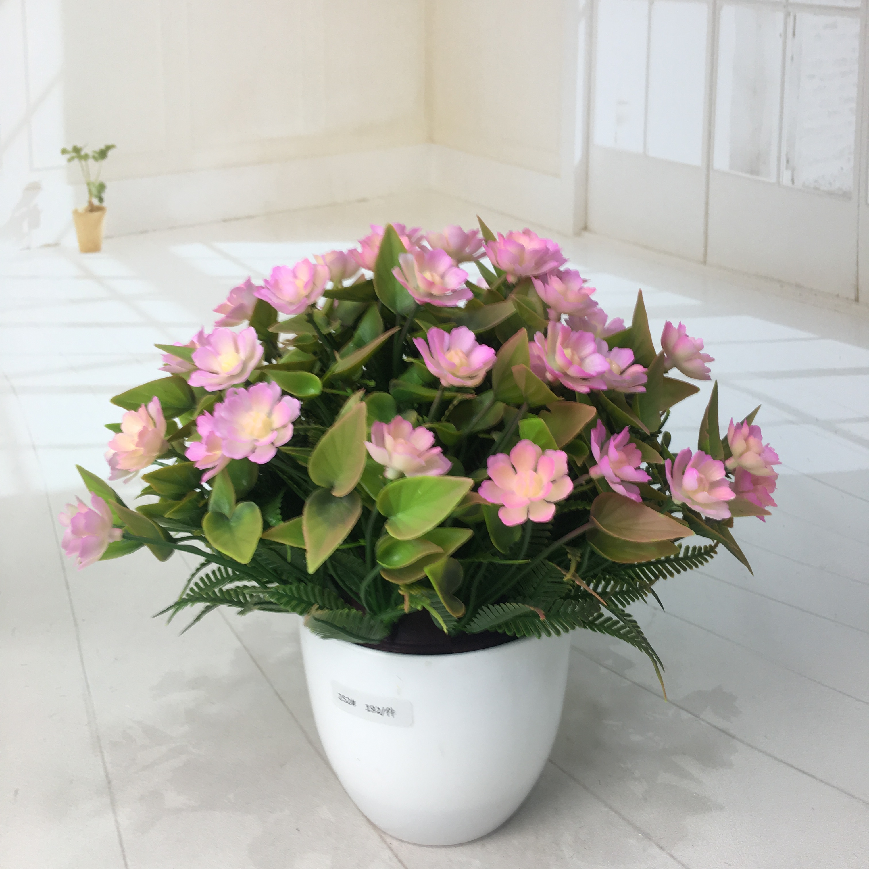 Mini artificial bonsai flowers, small potted plants, factory direct sales of artificial flower plants details Picture