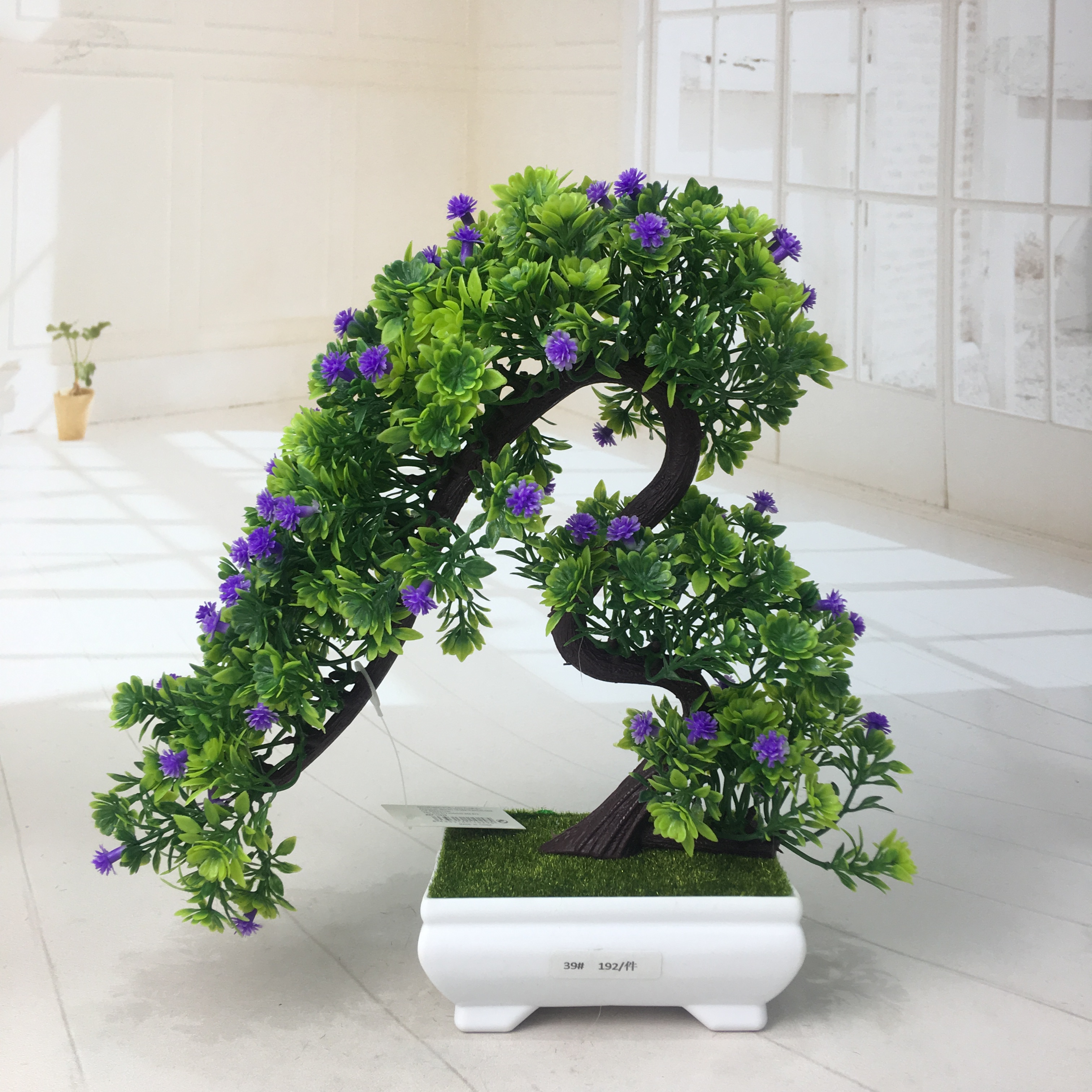 Mini artificial bonsai flowers, small potted plants, factory direct sales of artificial flower plants Application Scenario
