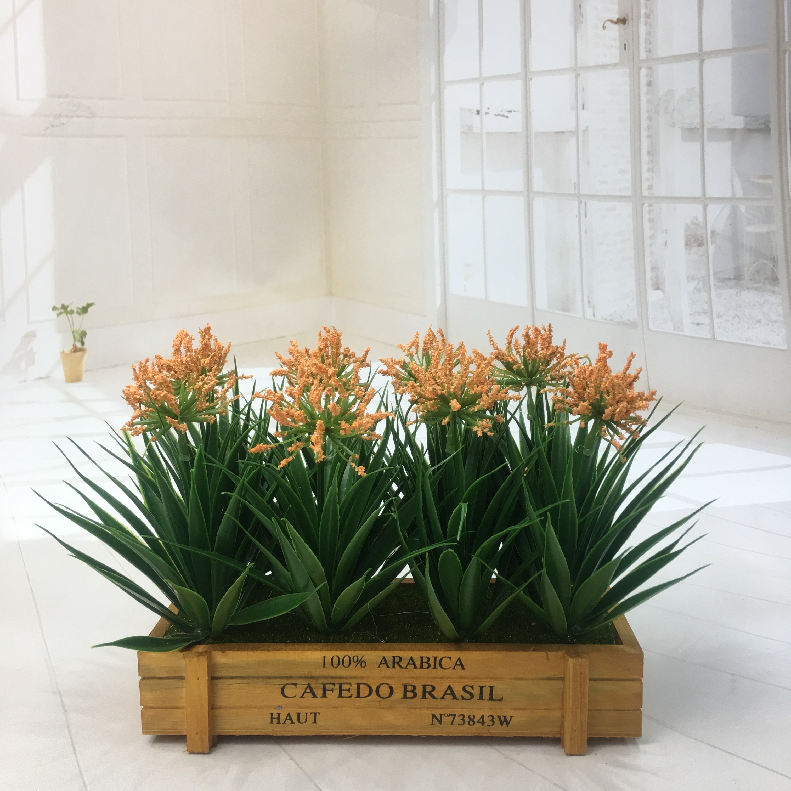 Mini artificial bonsai flowers, small potted plants, factory direct sales of artificial flower plants details Picture