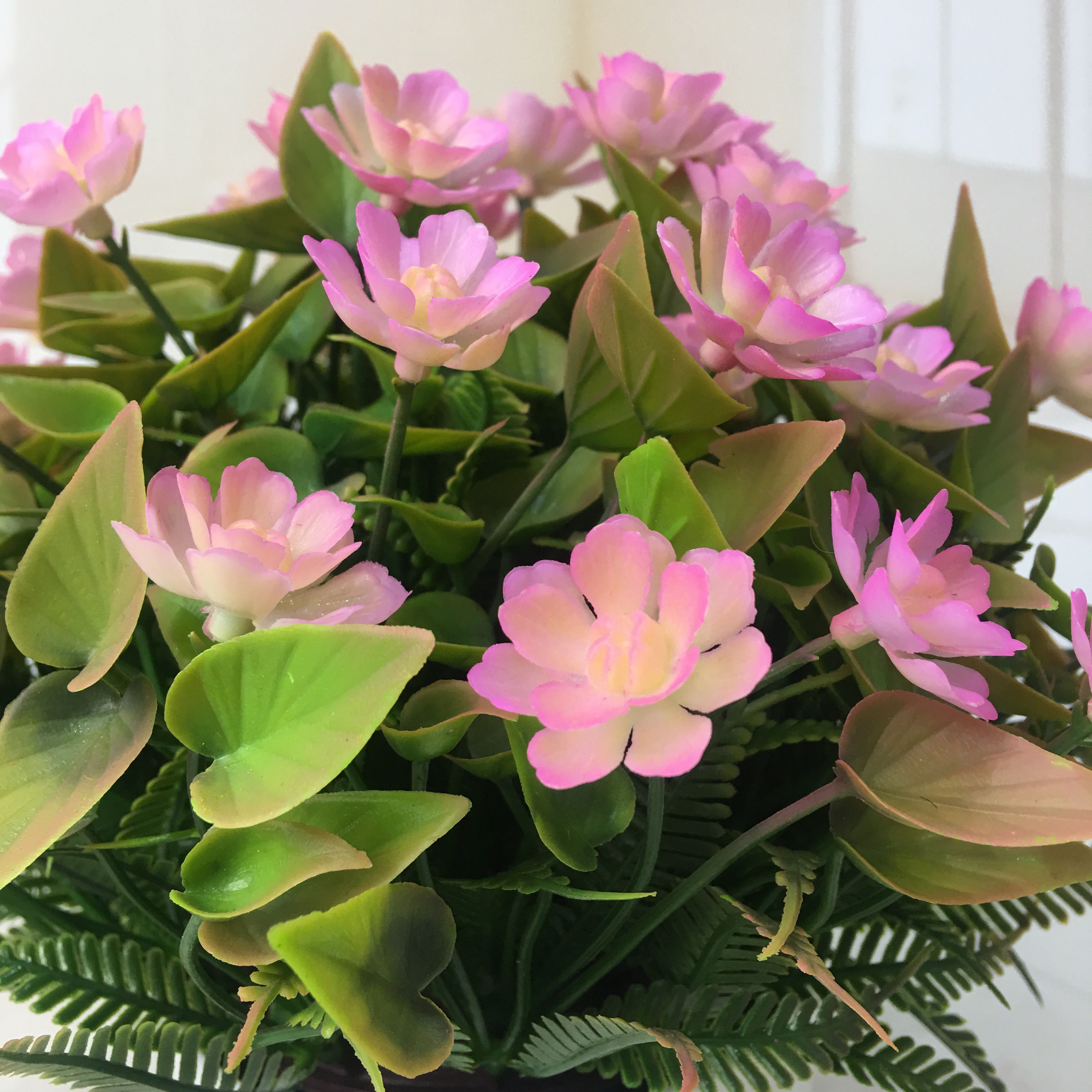 Mini artificial bonsai flowers, small potted plants, factory direct sales of artificial flower plants Specification image