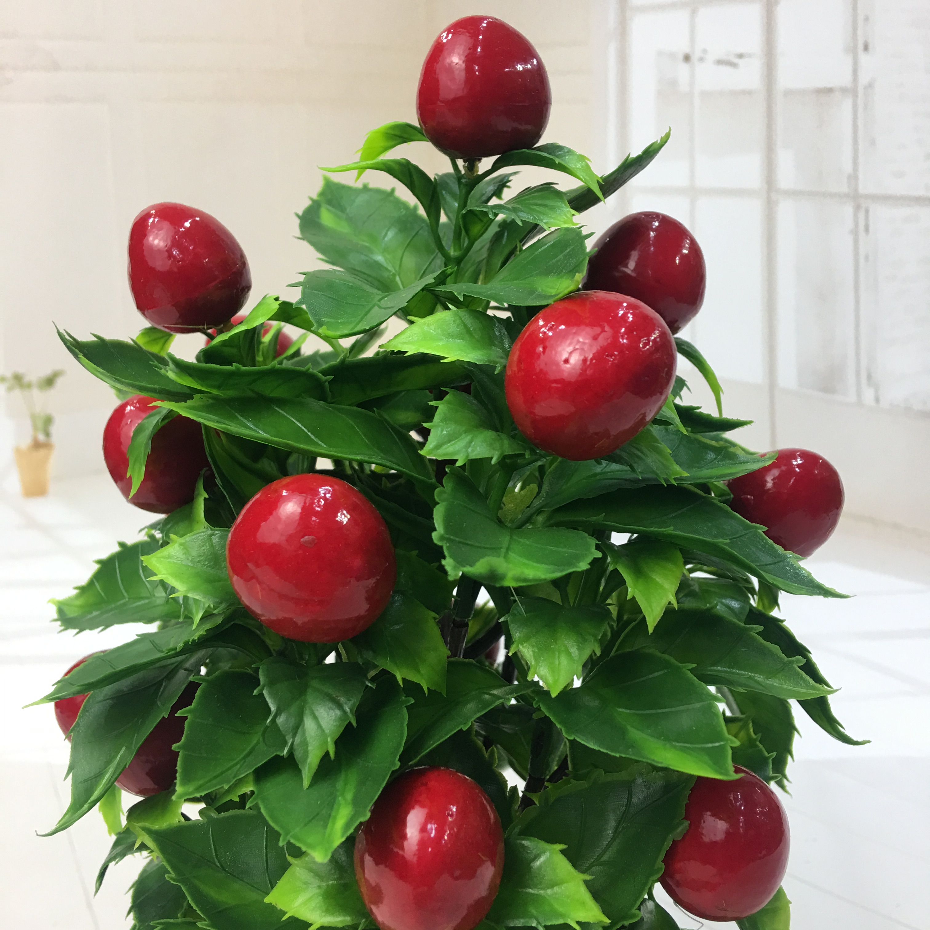 Mini artificial bonsai flowers, small potted plants, factory direct sales of artificial flower plants Application Scenario