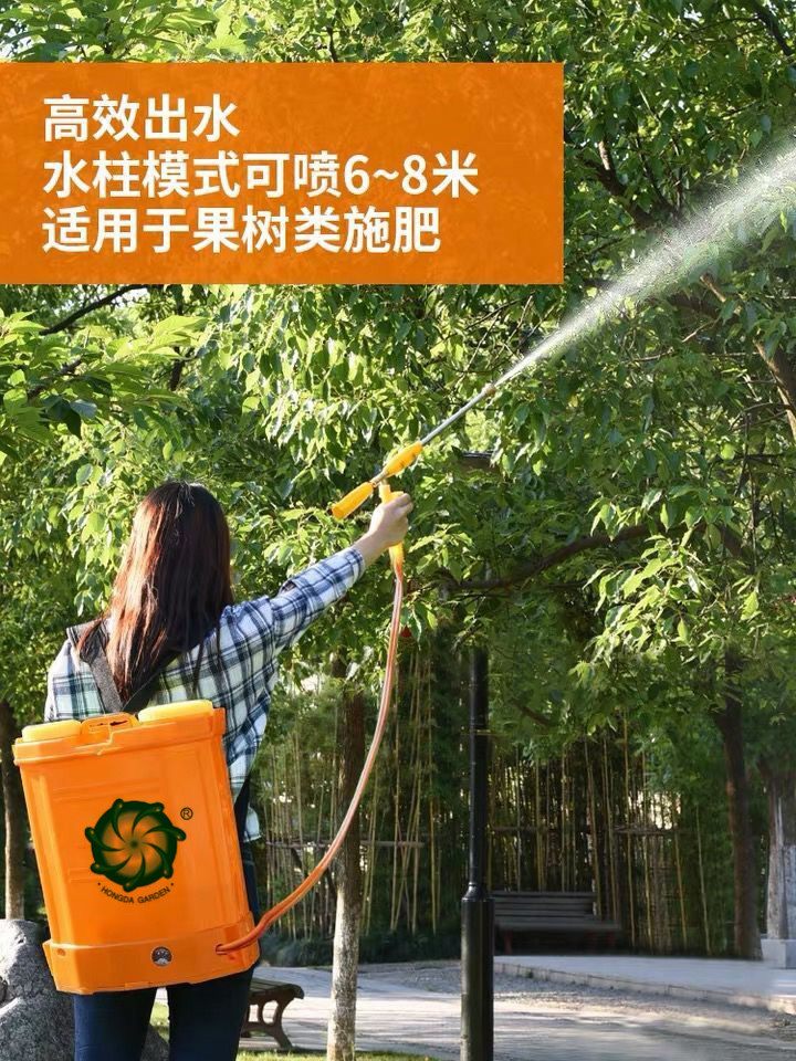 Agricultural intelligent electric sprayer, backpack high-pressure agricultural sprayer, lithium battery fruit tree sprayer, multi-functional details Picture