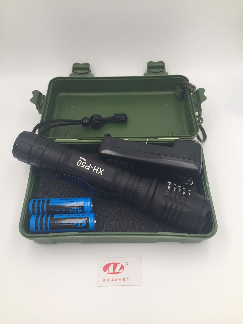 led flashlight super bright multi-functional special forces household light