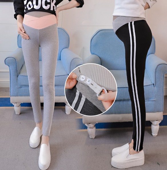 Pregnant women's leggings for early autumn, new trendy maternity pants for pregnant women to support their bellies and wear long pants for autumn Specification image