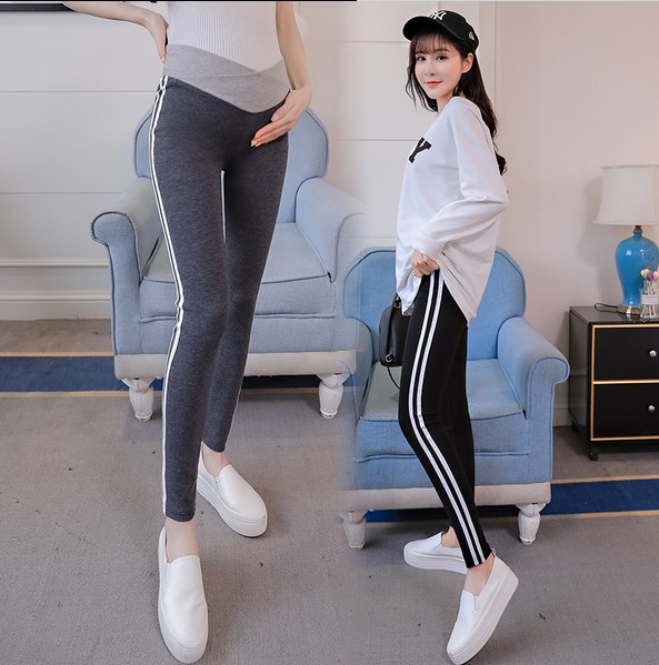 Pregnant women's leggings for early autumn, new trendy maternity pants for pregnant women to support their bellies and wear long pants for autumn Application Scenario
