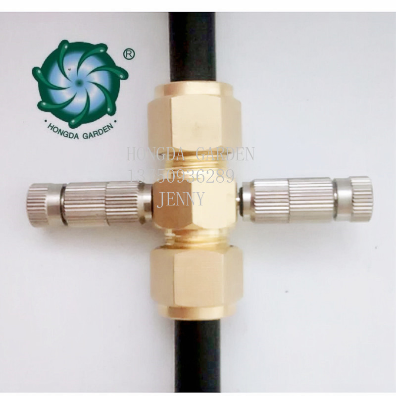 Fine atomizing head, high-pressure fog-making nozzle, landscape artificial fog, construction site dust prevention, textile factory humidification, breeding cooling details Picture