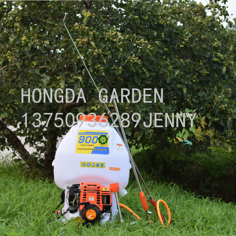 High-pressure power sprayer 900, backpack sprayer, 25-liter gasoline sprayer, gasoline engine for pest control details Picture