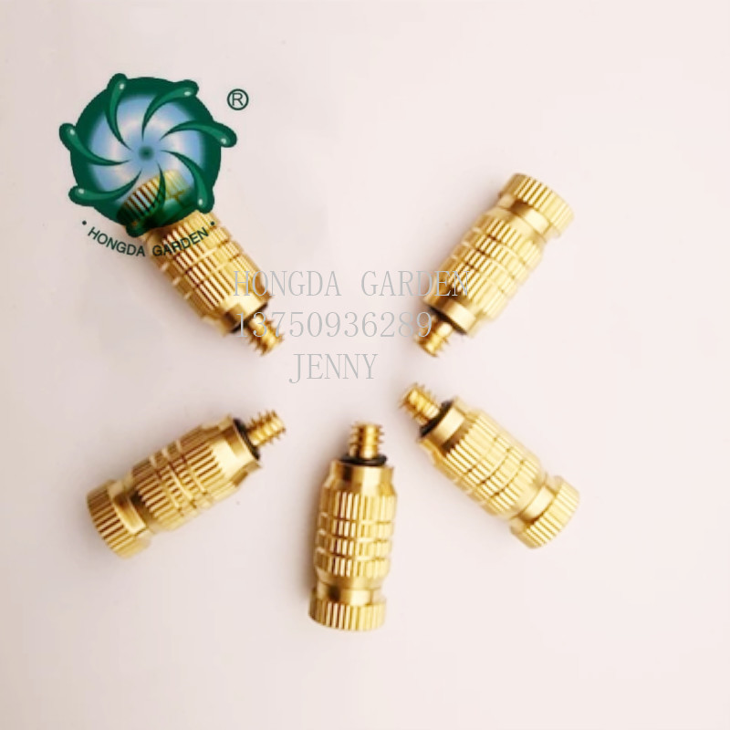 Fine atomizing head, high-pressure fog-making nozzle, landscape artificial fog, construction site dust prevention, textile factory humidification, breeding cooling Specification drawing