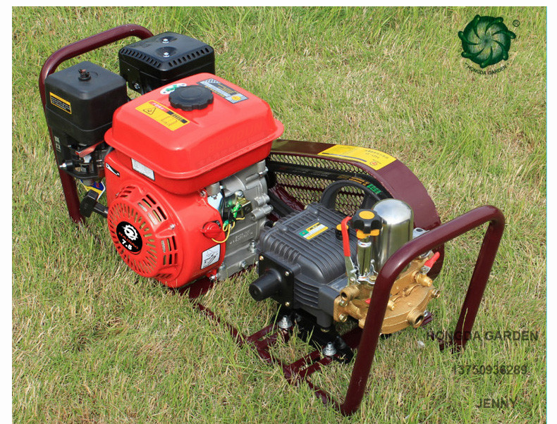Sprayer, stretcher-type sprayer, agricultural 7.5-horsepower gasoline engine-powered sprayer, high-pressure sprayer Specification drawing
