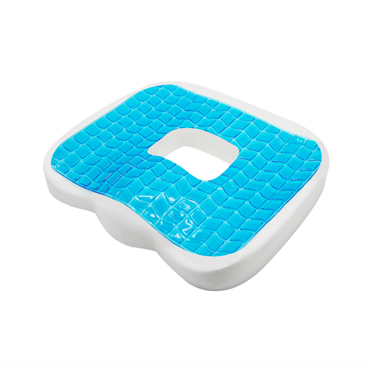Manufacturers wholesale custom cushion slow rebound memory cotton gel hole buttock cushion ice cushion office car dining chair cushion