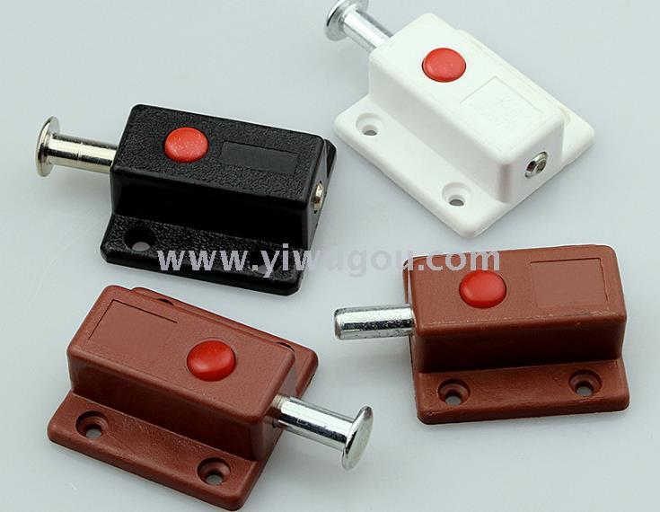 Plastic spring latch Self-ejector latch with cover cabinet furniture door latch Furniture accessories CG069