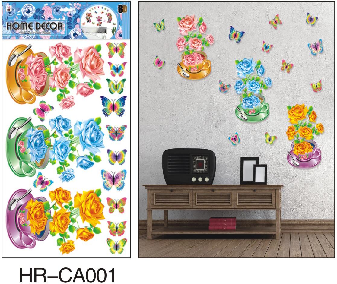 3D wall layer post interior decoration post