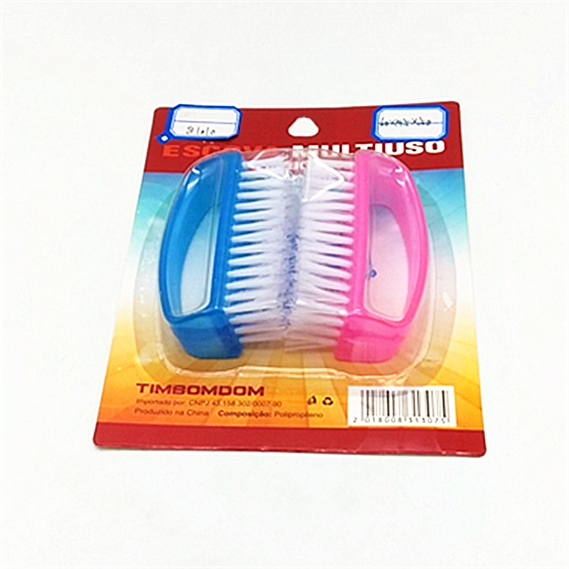 Sunshine Department Store fruit and vegetable brush, kitchenware cleaning tools, pot brush, multi-functional card, 2 plastic brushes