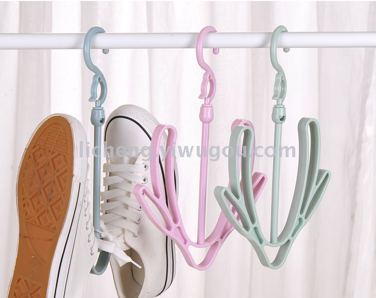 Shoe drying rack, windproof shoe drying hook