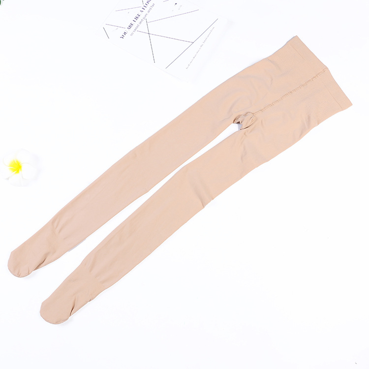 Spring and Autumn new style belt-tightening and hip-lifting base socks, small waist high-end women's base socks, wholesale and direct sales of women's socks Specification image