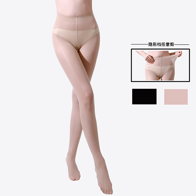 Summer thin, skin-penetrating, high-quality invisible, customizable silk stockings, anti-snagging silk stockings for women