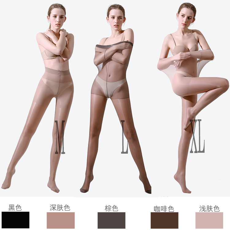 丝袜连裤袜薄款加档包芯丝连裤袜T档防勾丝女打底丝袜 女士 夏季